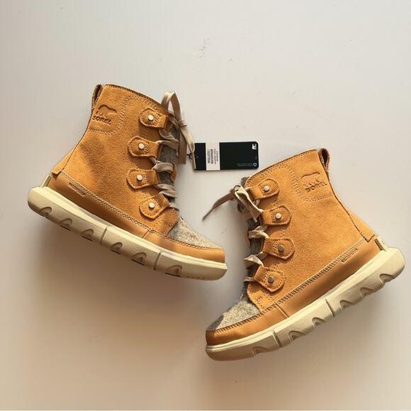 SOREL Explorer II Next Joan Boot Waterproof Tawny Buff Moonstone - Picture 9 of 12